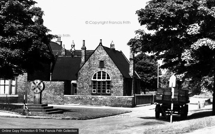 Photo of Billingham, Green, School And Village Cross c.1950