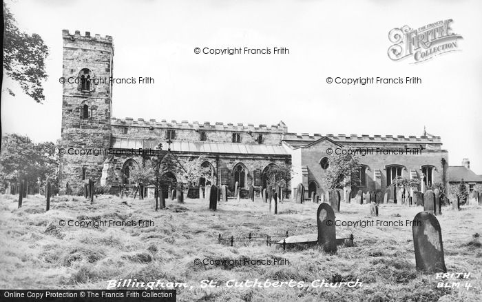 Photo of Billingham, St Cuthbert's Church c.1955