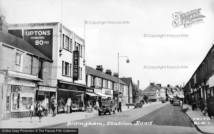 Photo of Billingham, Station Road c.1950