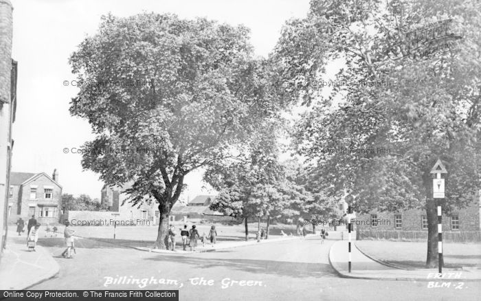 Photo of Billingham, The Green c.1950