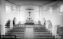 St Gabriel's Catholic Church Interior c.1960, Billingshurst
