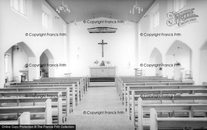 Photo of Billingshurst, St Gabriel's Catholic Church Interior c.1960
