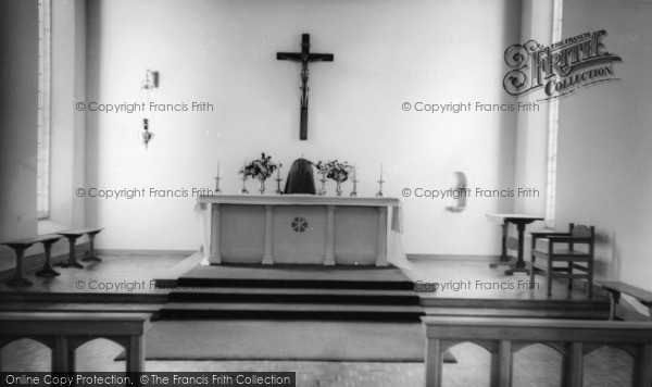 Photo of Billingshurst, St Gabriel's Catholic Church Interior c.1960