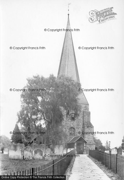 Photo of Billingshurst, St Mary's Church 1912