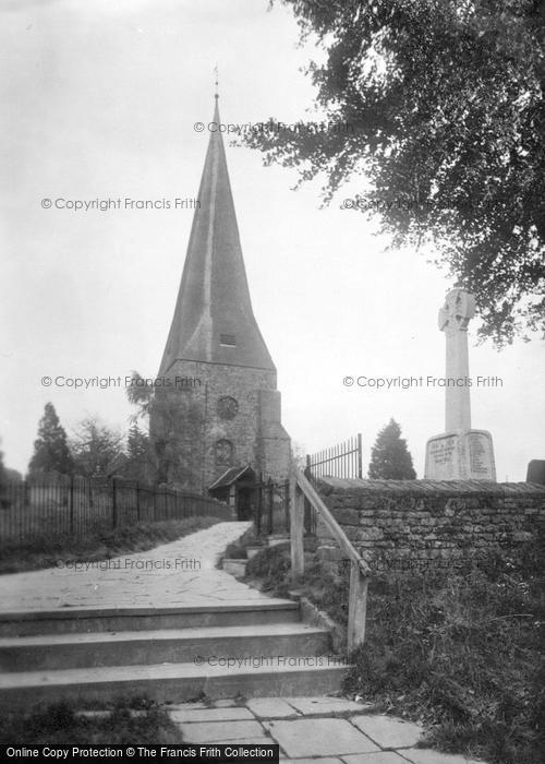 Photo of Billingshurst, St Mary's Church And War Memorial 1923