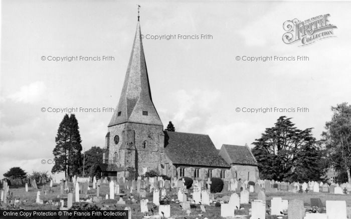 Photo of Billingshurst, St Mary's Church c.1955