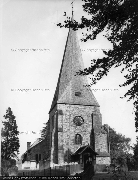 Photo of Billingshurst, St Mary's Church c.1955