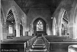 St Mary's Church Interior 1909, Billingshurst