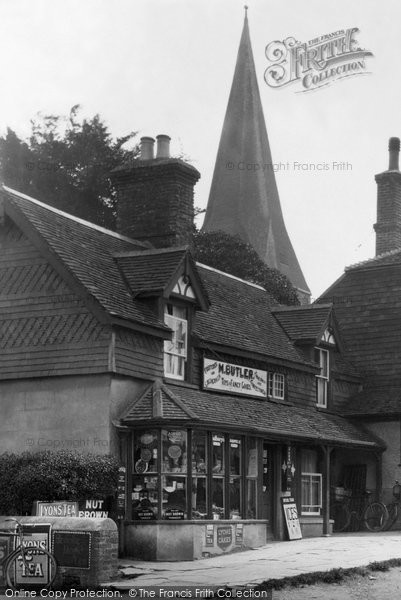 Photo of Billingshurst, The Shop, Church Hill 1932