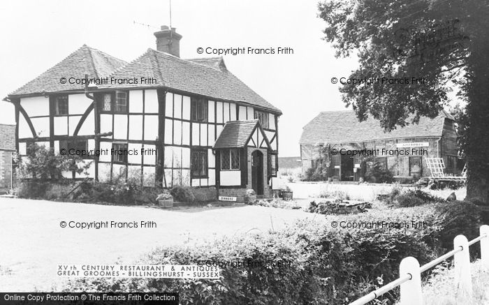 Photo of Billingshurst, X Vth Century Restaurant And Antiques, Great Groomes c.1950