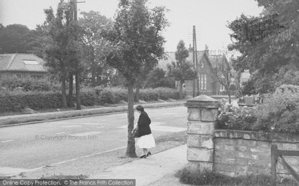 Photo of Bilsborrow, School Corner c.1955