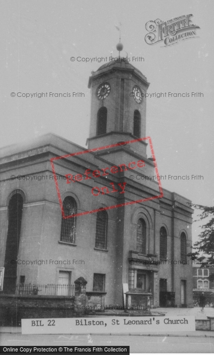 Photo of Bilston, St Leonard's Church c.1965