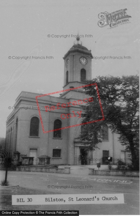 Photo of Bilston, St Leonard's Church c.1965