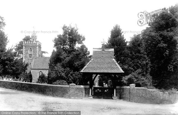 Photo of Binfield, All Saints Church And Lychgate 1901