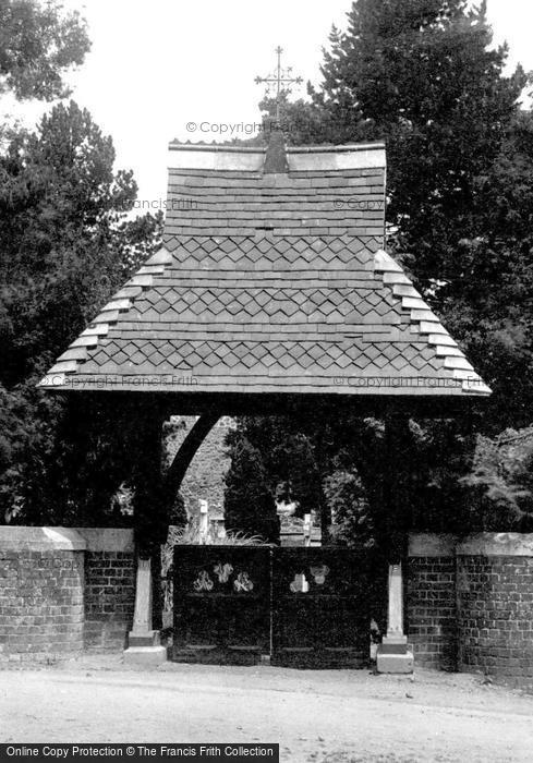 Photo of Binfield, All Saints Church Lychgate 1901