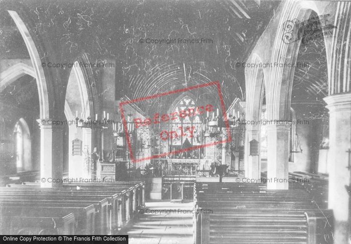 Photo of Binfield, The Church Interior 1901
