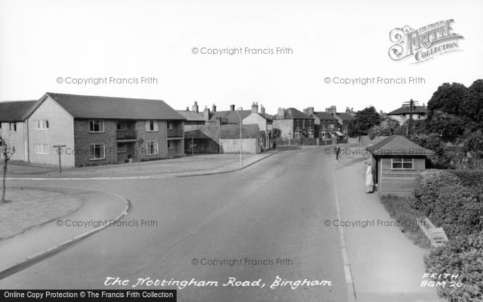 Photo of Bingham, Nottingham Road c.1960