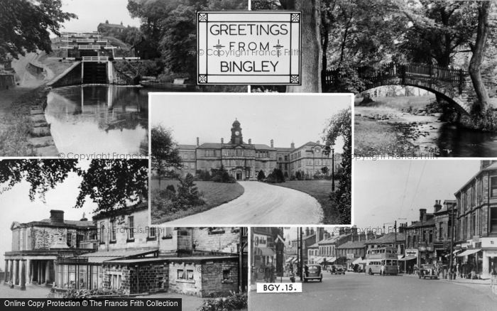 Photo of Bingley, Composite c.1955
