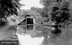 Five Rise Locks c.1955, Bingley