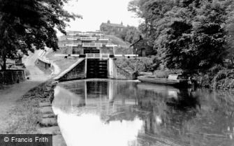 Bingley, Five Rise Locks c1955