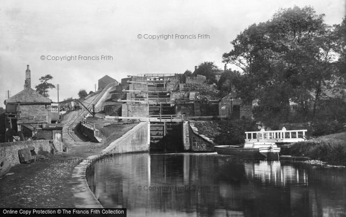 Photo of Bingley, Five Rise Locks, The Leeds & Liverpool Canal 1894