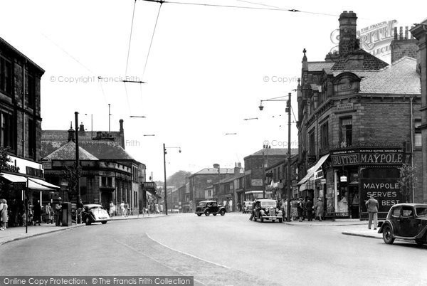 Photo of Bingley, Main Street c.1955