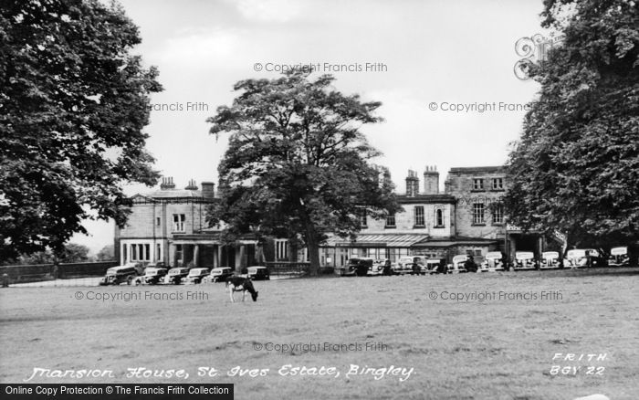 Photo of Bingley, Mansion House, St Ives Estate c.1955