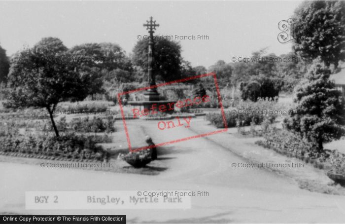 Photo of Bingley, Myrtle Park c.1955