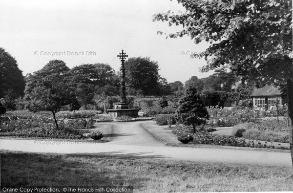 Photo of Bingley, Myrtle Park, Memorial And Gardens c.1955