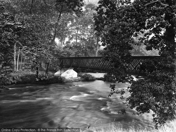 Photo of Bingley, Myrtle Park, The Bridge 1926