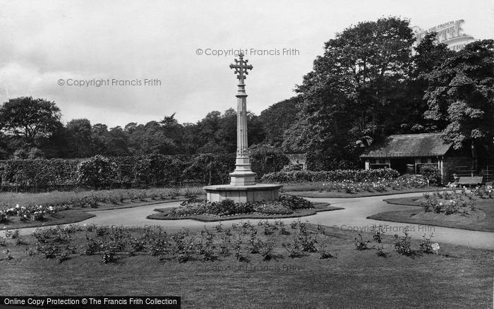 Photo of Bingley, Myrtle Park, War Memorial 1923