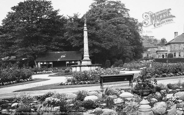 Photo of Bingley, Rock Gardens War Memorial 1926