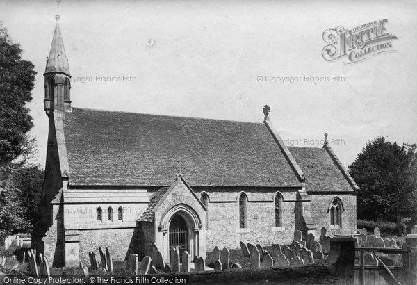 Photo of Binstead, Holy Cross Church c.1874