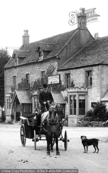 Photo of Birdlip, Horse And Carriage, George Hotel 1907