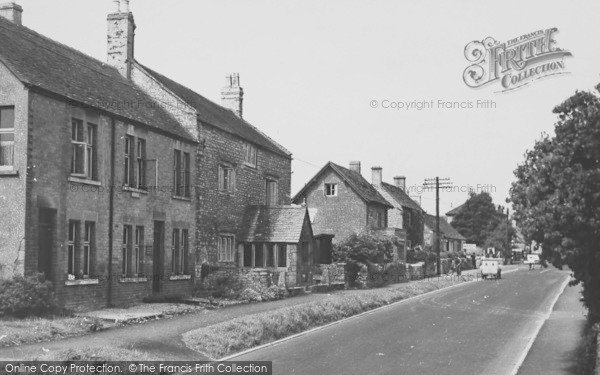 Photo of Birdlip, The Village c.1955