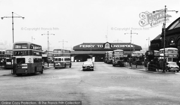 Photo of Birkenhead, Ferry and Bus Terminus 1964