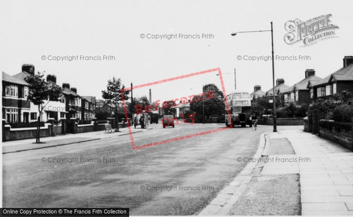 Photo of Birkenhead, Woodchurch Road, Prenton c.1955