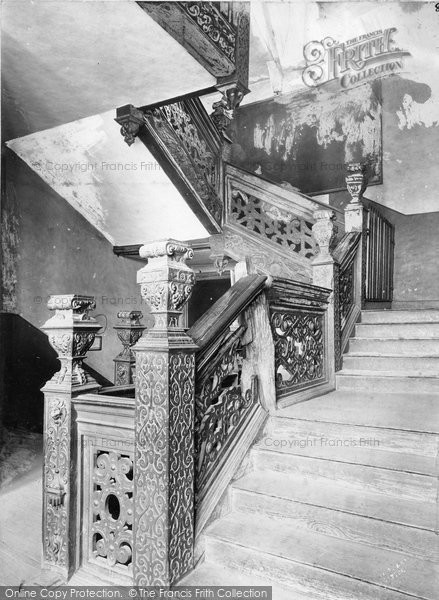 Photo of Birmingham, Aston Hall, Grand Staircase c.1900