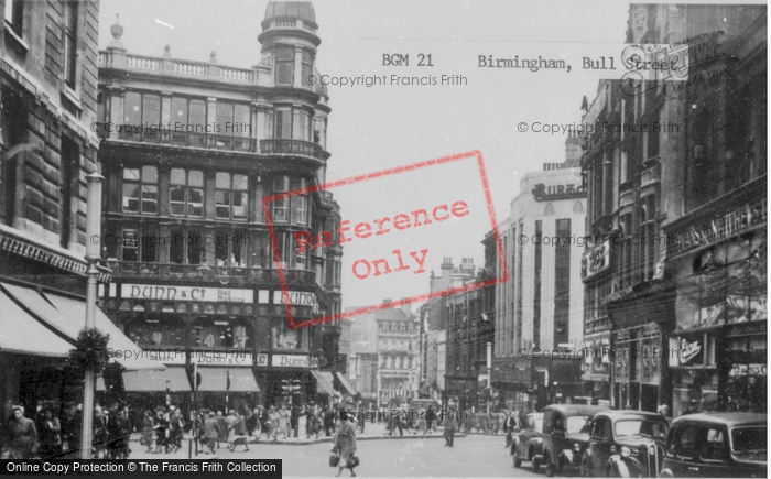 Photo of Birmingham, Bull Street c.1955