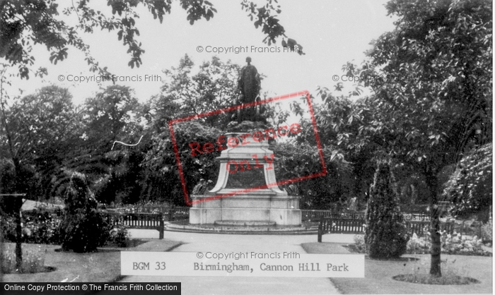 Photo of Birmingham, Cannon Hill Park c.1955