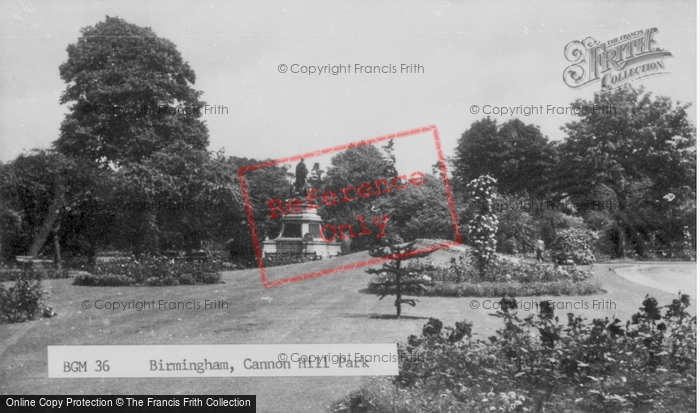 Photo of Birmingham, Cannon Hill Park c.1955