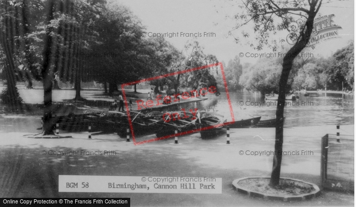 Photo of Birmingham, Cannon Hill Park c.1960