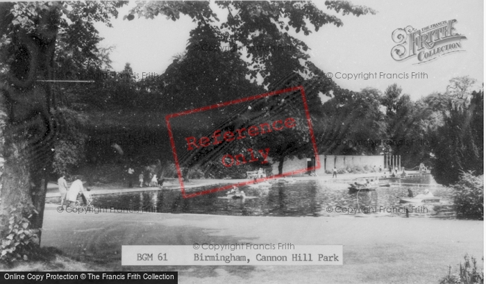 Photo of Birmingham, Cannon Hill Park c.1960