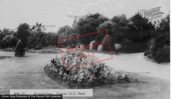 Photo of Birmingham, Cannon Hill Park c.1965