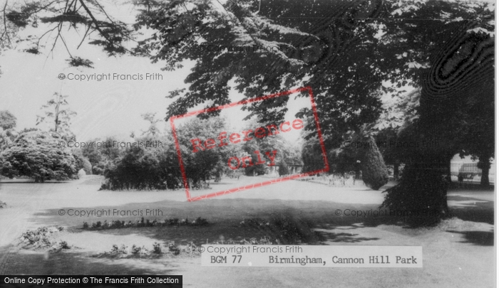 Photo of Birmingham, Cannon Hill Park c.1965
