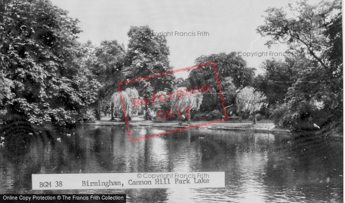 Photo of Birmingham, Cannon Hill Park Lake c.1955
