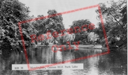 Cannon Hill Park Lake c.1955, Birmingham