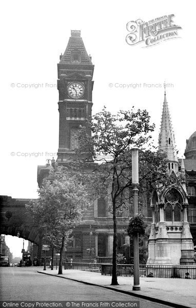 Photo of Birmingham, Chamberlain Place And Museum c.1955