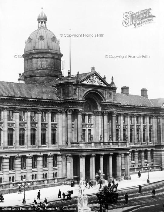 Photo of Birmingham, Council House Entrance 1896
