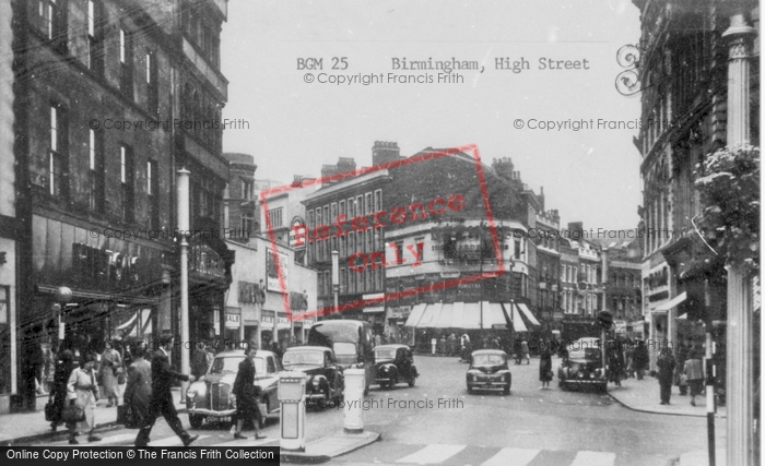 Photo of Birmingham, High Street c.1955